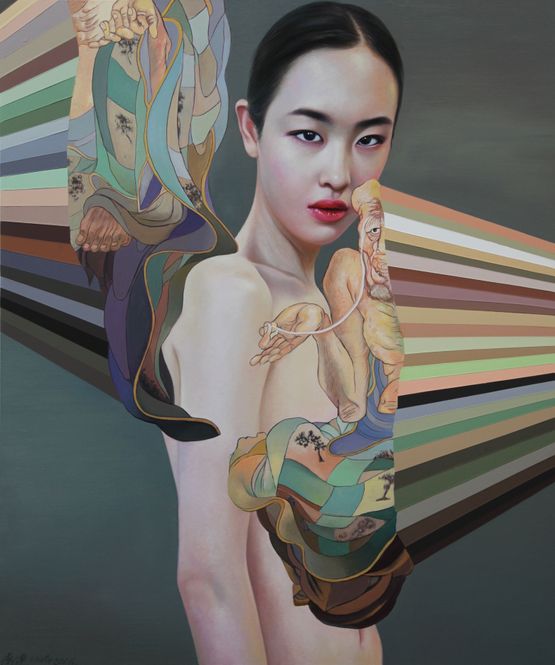 Genetic Recombination by Ling Jian contemporary artwork Painting