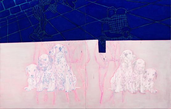 Invigorating Envy Die Nacht gehort uns bis zum Morgen by Christoph Matthes contemporary artwork Painting