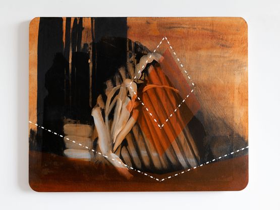 When I trip I trip by Radhika Khimji contemporary artwork Painting