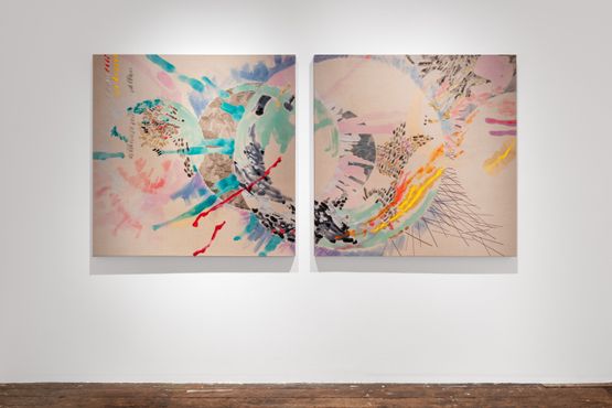 The Sky Mirrors its Birth by Jessica Rankin contemporary artwork Painting