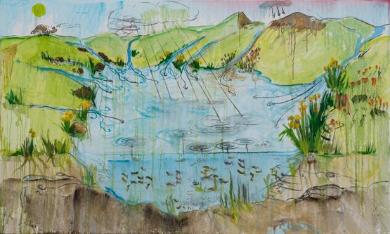 Rich Mixture by Fabrice Hyber contemporary artwork Painting
