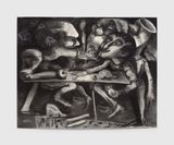 Table Scene by Dana Schutz contemporary artwork drawing