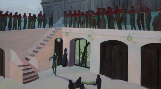 Covent Garden XXI by Anna Ngan Leong Cheung contemporary artwork Painting