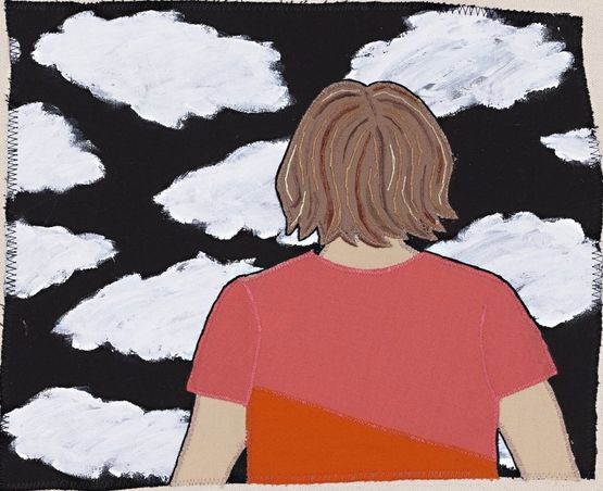 Head in the Clouds 4 by Adrienne Doig contemporary artwork Painting