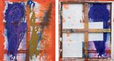Dutch Door by Dona Nelson contemporary artwork mixed media painting