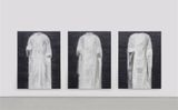 White Marble Figure of Buddha No.7 No.6 No.4 by Shi Zhiying contemporary artwork painting works on paper