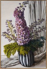 Delphinium by Sam Michelle contemporary artwork painting