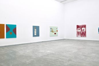 Contemporary art exhibition David Diao Shadows of Forgotten Ancestors at ShanghART Beijing China