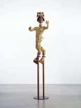 Hybrid Sculpture Satyr on Stilts by Yinka Shonibare contemporary artwork design