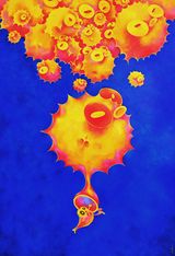 Puff by Puff It Never-Ends by Clasutta contemporary artwork painting
