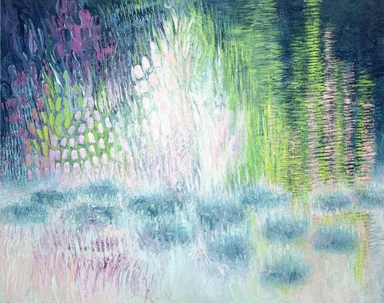 Pond lV by Maria Tan contemporary artwork Painting