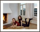 Lina and Bruun Amsterdam December 7 by Rineke Dijkstra contemporary artwork print