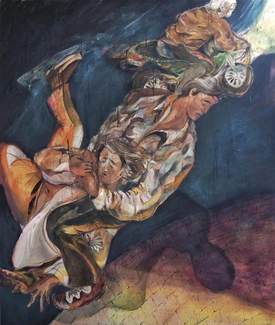 Theres no Hope for Tomorrow by Faris Heizer contemporary artwork Painting