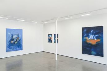 Contemporary art exhibition Elizabeth Ibarra Blue Hymn Postlude at Simchowitz West Hollywood United States