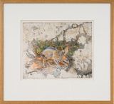 The Bilby Returns - Great Sandy Desert by John Wolseley contemporary artwork print