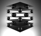 Black Substance- 1 by Zhang Ding contemporary artwork installation