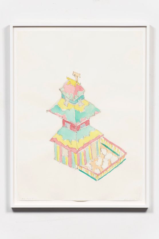 Pagoda 3 by Joan Jonas contemporary artwork Painting