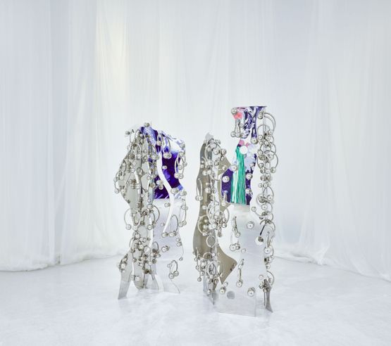 DEIMATIC BEHAVIOUR GANG MEETING by Donna Huanca contemporary artwork Sculpture