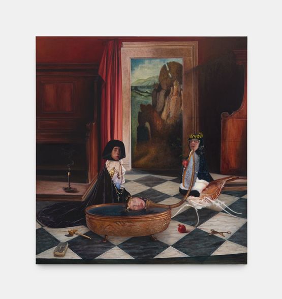 The Moment by Teodora Axente contemporary artwork Painting