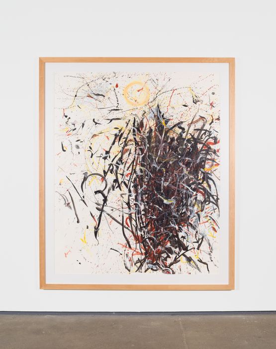 Goyas Feuer by Rebecca Horn contemporary artwork Painting