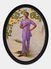 Portrait of Denola Grey by Kehinde Wiley contemporary artwork Painting