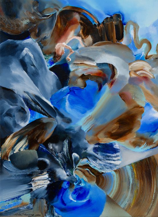 Privacy by Wu Shuang contemporary artwork Painting