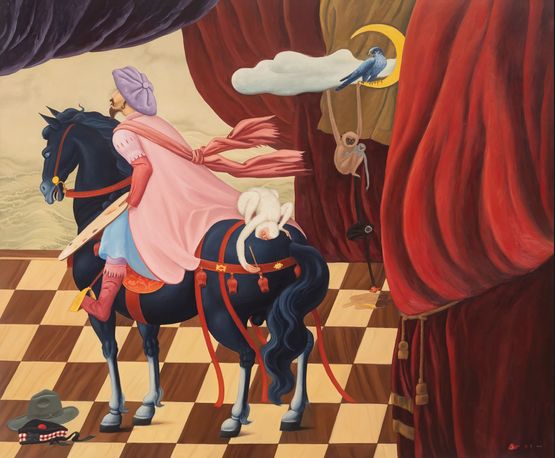 Drawing of restless and whimsical by You Yong contemporary artwork Painting