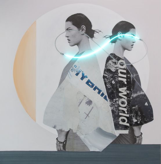 Blindness Infinite Light by Javier Martin contemporary artwork Mixed Media
