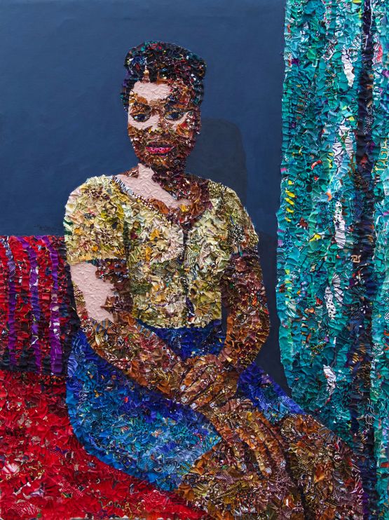 Dear Aghoghome by Marcellina Akpojotor contemporary artwork Painting