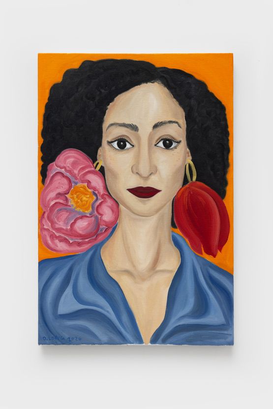 Zadie Smith by Julia Long contemporary artwork Painting