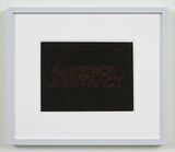 Absence  Abstract by Kerry Tribe contemporary artwork works on paper