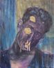 Decorated Portrait 1 by Seraphine Pick contemporary artwork Painting