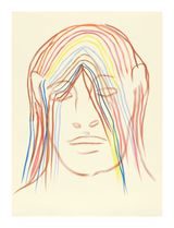 Face and Mask 55 by Carlos Amorales contemporary artwork drawing works on paper
