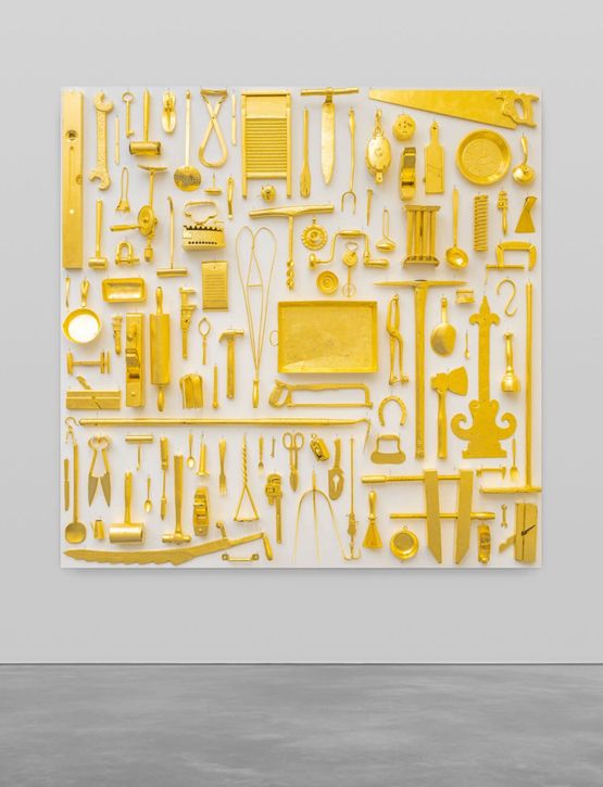 the alphabet of my mothers and fathers F by Ugo Rondinone contemporary artwork Mixed Media