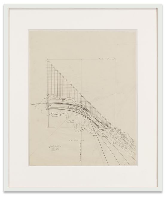 Entropic Steps by Robert Smithson contemporary artwork Works on Paper