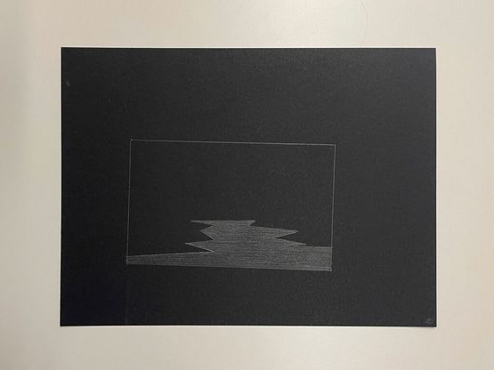Silver by Ayesha Jatoi contemporary artwork Works on Paper