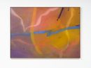 Illumination the blue flash by Gretchen Albrecht contemporary artwork Painting