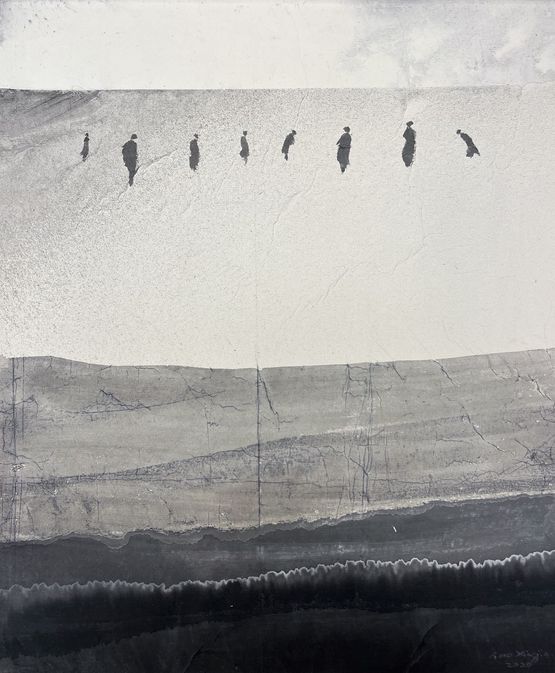 Where to go  Ou aller by Gao Xingjian contemporary artwork Painting