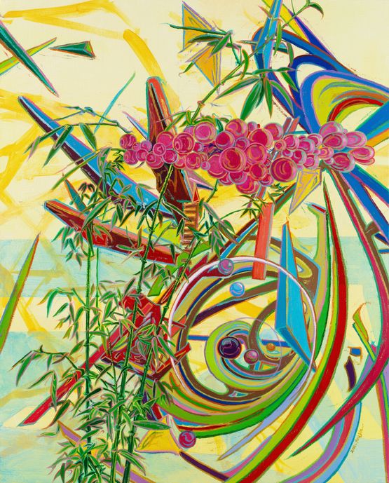 Life Goes on without End by You Jin contemporary artwork Painting