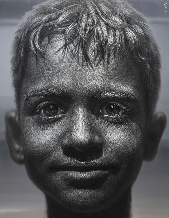 Face-w09 by Han Young Wook contemporary artwork Painting