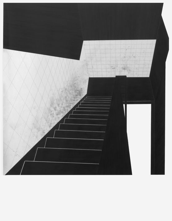 untitled Stairs by Apostolos Palavrakis contemporary artwork Works on Paper