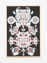 Tossing Goblin Radial Folds  Mesmerizing Mesh 84 by Haegue Yang contemporary artwork works on paper