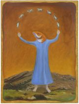 Counting Sheep - The Second Night by Wing Lam Ant Ngai contemporary artwork painting