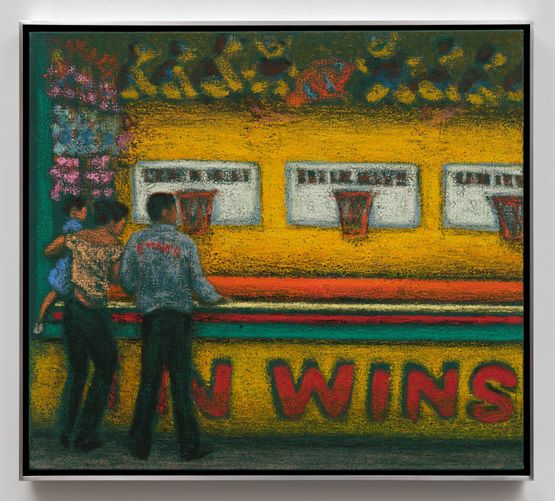 1 In Wins by Jane Dickson contemporary artwork Drawing