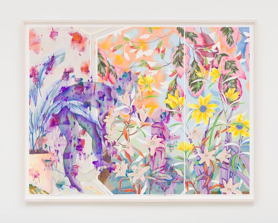 A tree you come home to by Sarah Ann Weber contemporary artwork Works on Paper