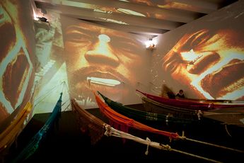Contemporary art exhibition Helio Oiticica and Neville DAlmeida Cosmococas - Programa in Progress 1973 at Lisson Gallery West 24th Street New York United States