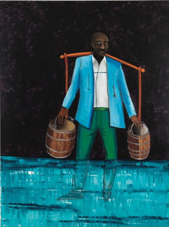 Water Seller by Lubaina Himid contemporary artwork Painting