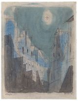Stadtbild by Lyonel Feininger contemporary artwork works on paper