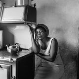 Patience Poni visiting her parents Ruth andJackson Poni 1510A Emdeni South Soweto 2_11376 by David Goldblatt contemporary artwork photography