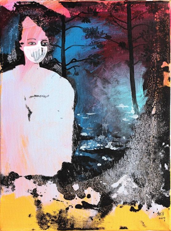 No. 1 by Xiong Yu contemporary artwork Painting